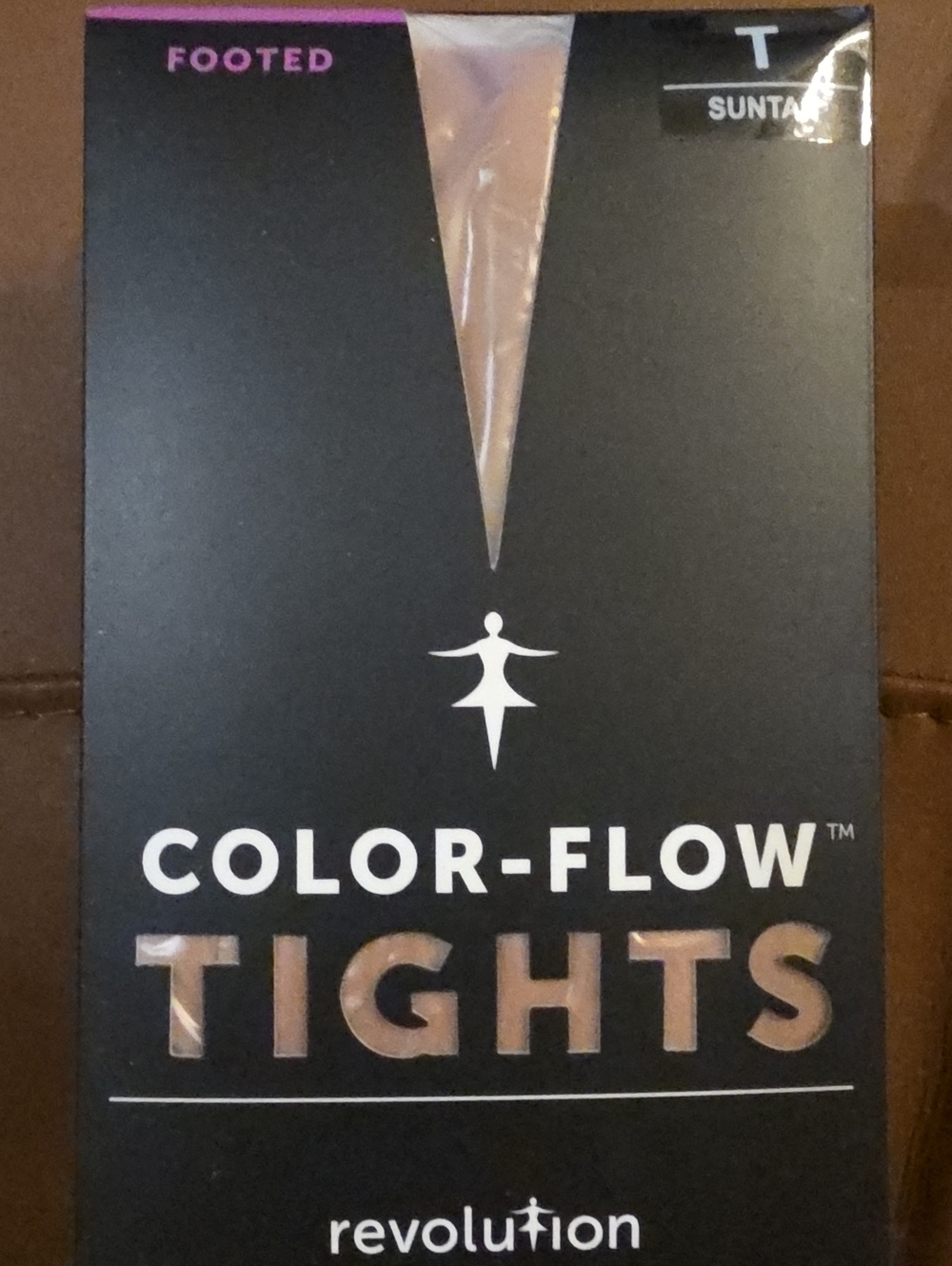Revolution Color-Flow Footed Tights in Suntan